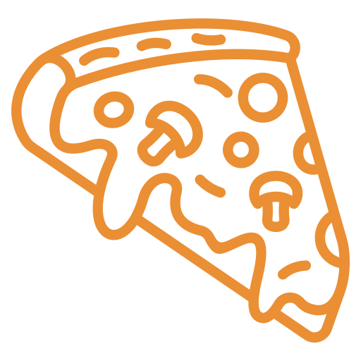 Pizza slice icon